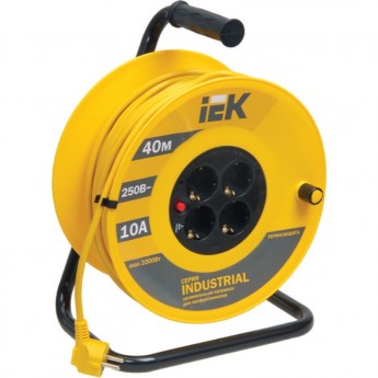 Катушка УК40 с термозащитой 4 места 2P+PE/40м 3х1,0мм2 IEK INDUSTRIAL - WKP14-10-04-40 Катушка УК40 с термозащитой 4 места 2P+PE/40м 3х1,0мм2 IEK INDUSTRIAL - WKP14-10-04-40