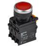 Кнопка с подсветкой и фиксацией IEK MASTER MI-BT60-11TD-3-11-K04 d=22мм 1NO+1NC красная MI-BT60-11TD-33-11-K04