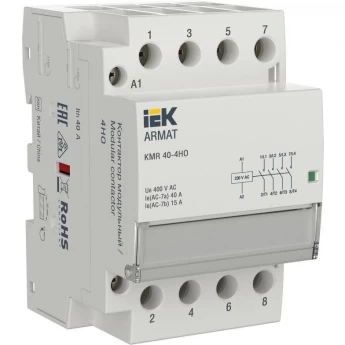 Контактор модульный IEK ARMAT AR-KMR10-040-40-230 KMR 40А 230В AC 4НО