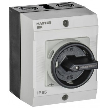 Переключатель кулачковый IEK MI-CS21-016-055 16А (сх. 55) в боксе закрытая рукоятка