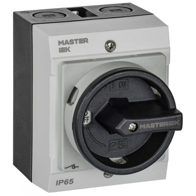 Переключатель кулачковый IEK 16А (сх. 90) в боксе закрытая рукоятка MI-CS21-016-090