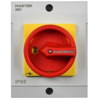 Переключатель кулачковый IEK MI-CS22-016-010 16А (сх. 10) в боксе закрытая рукоятка аварийный