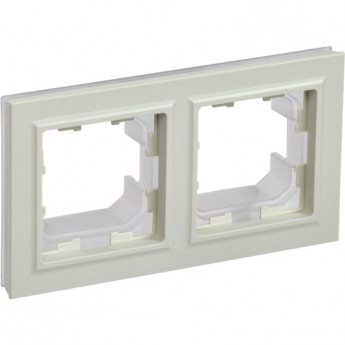 Рамка 2-местная IEK BRITE IP44 РУ-2-БрКр-44 бежевый - BR-M22-44-K10 Рамка 2-местная IEK BRITE IP44 РУ-2-БрКр-44 бежевый - BR-M22-44-K10