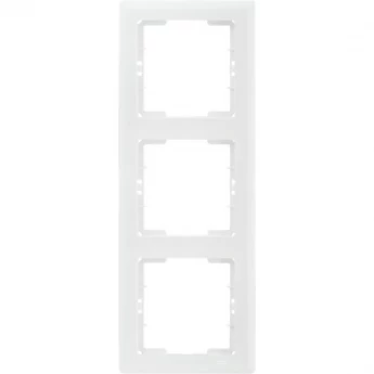 Рамка 3-местная вертикальная IEK РВ-3-ББ BOLERO белый - EMB31-K01