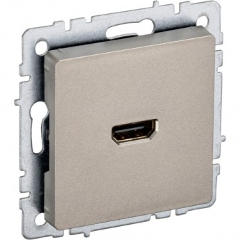 Розетка HDMI IEK BRITE РHDMI-0-БрШ шампань - BR-H10-K37 Розетка HDMI IEK BRITE РHDMI-0-БрШ шампань - BR-H10-K37